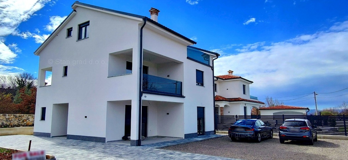 Malinska, dintorni, nuova casa indipendente con vista mare, VENDITA!