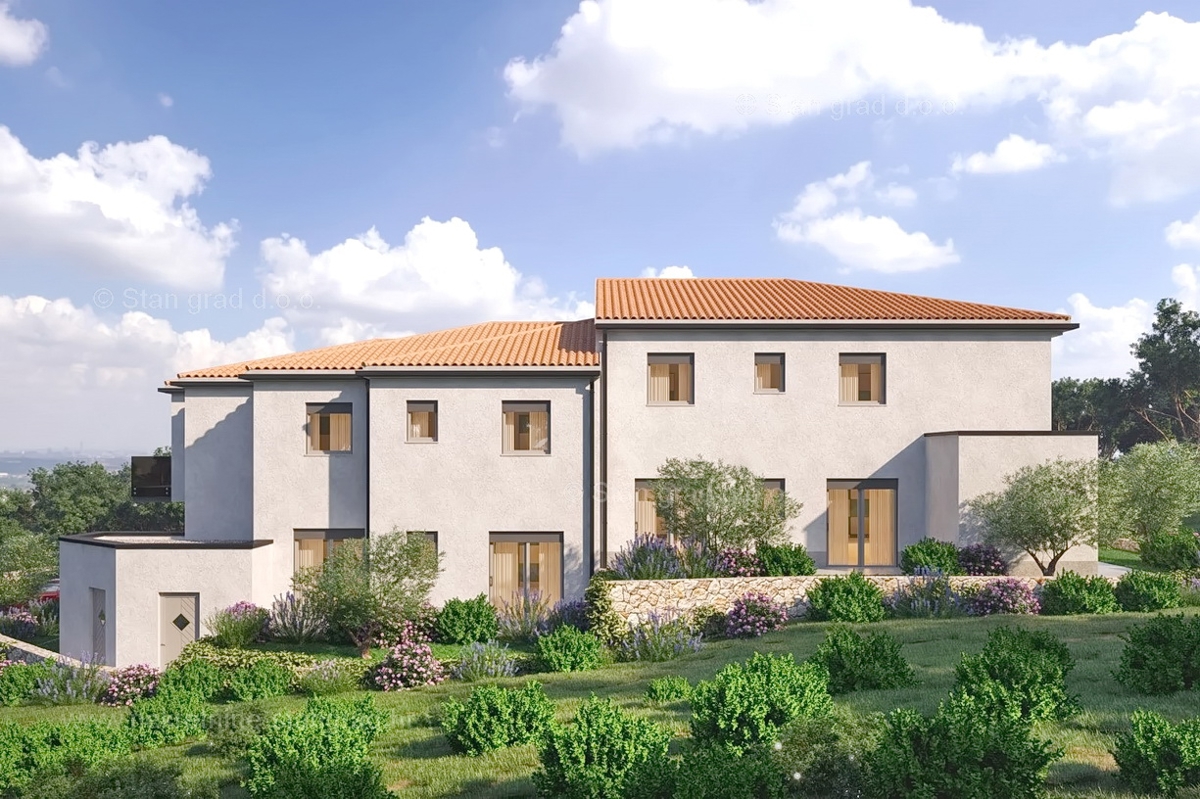 Vrbnik, appartamento al piano terra con giardino e piscina!