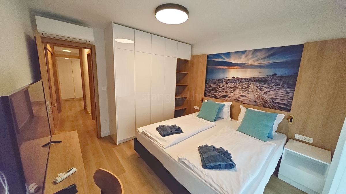 Malinska, appartamento ammobiliato in una nuova costruzione vicino al mare!