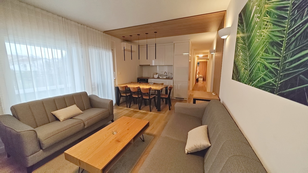 Malinska, appartamento ammobiliato in una nuova costruzione vicino al mare!