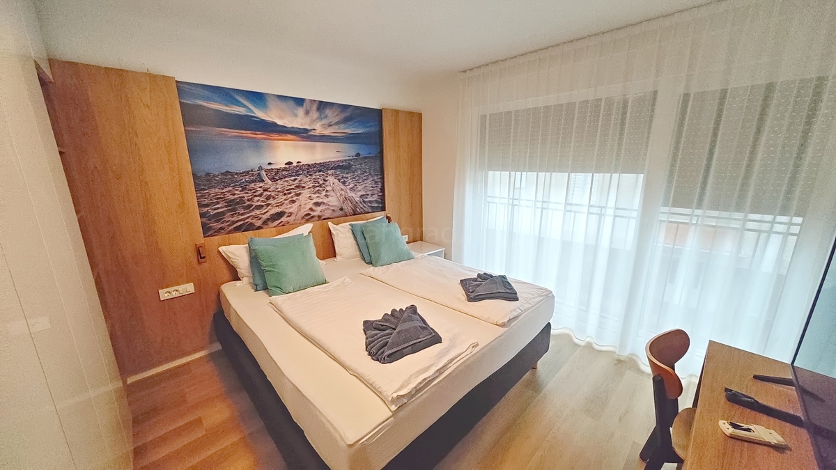 Malinska, appartamento ammobiliato in una nuova costruzione vicino al mare!