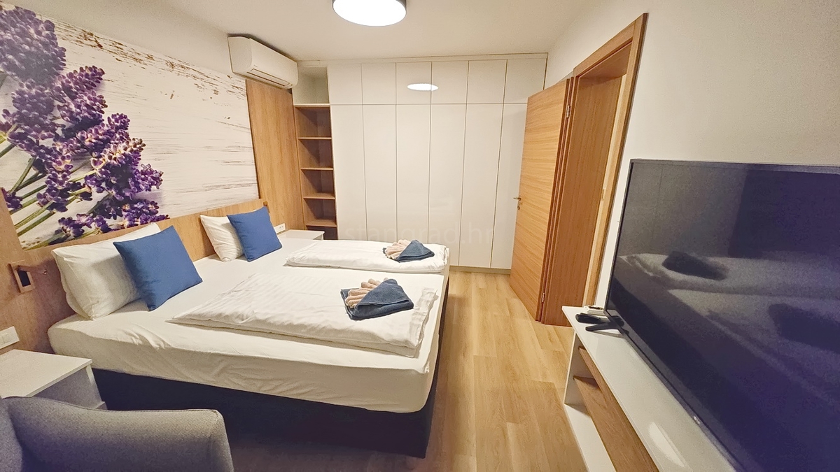 Malinska, appartamento ammobiliato in una nuova costruzione vicino al mare!