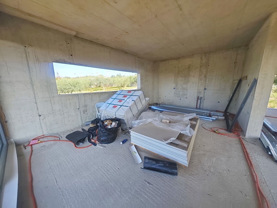 Zona di Krk, casa moderna con vista sul mare aperto!