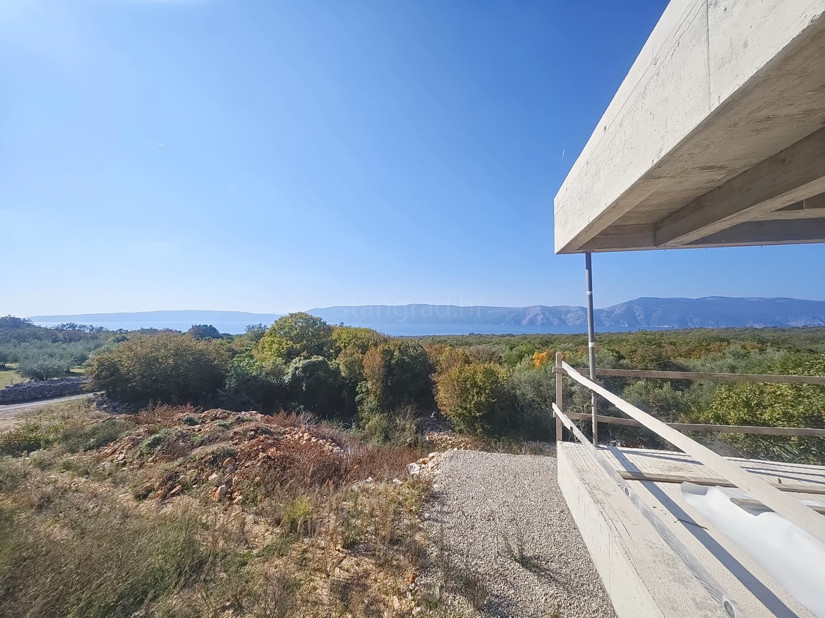 Zona di Krk, casa moderna con vista sul mare aperto!