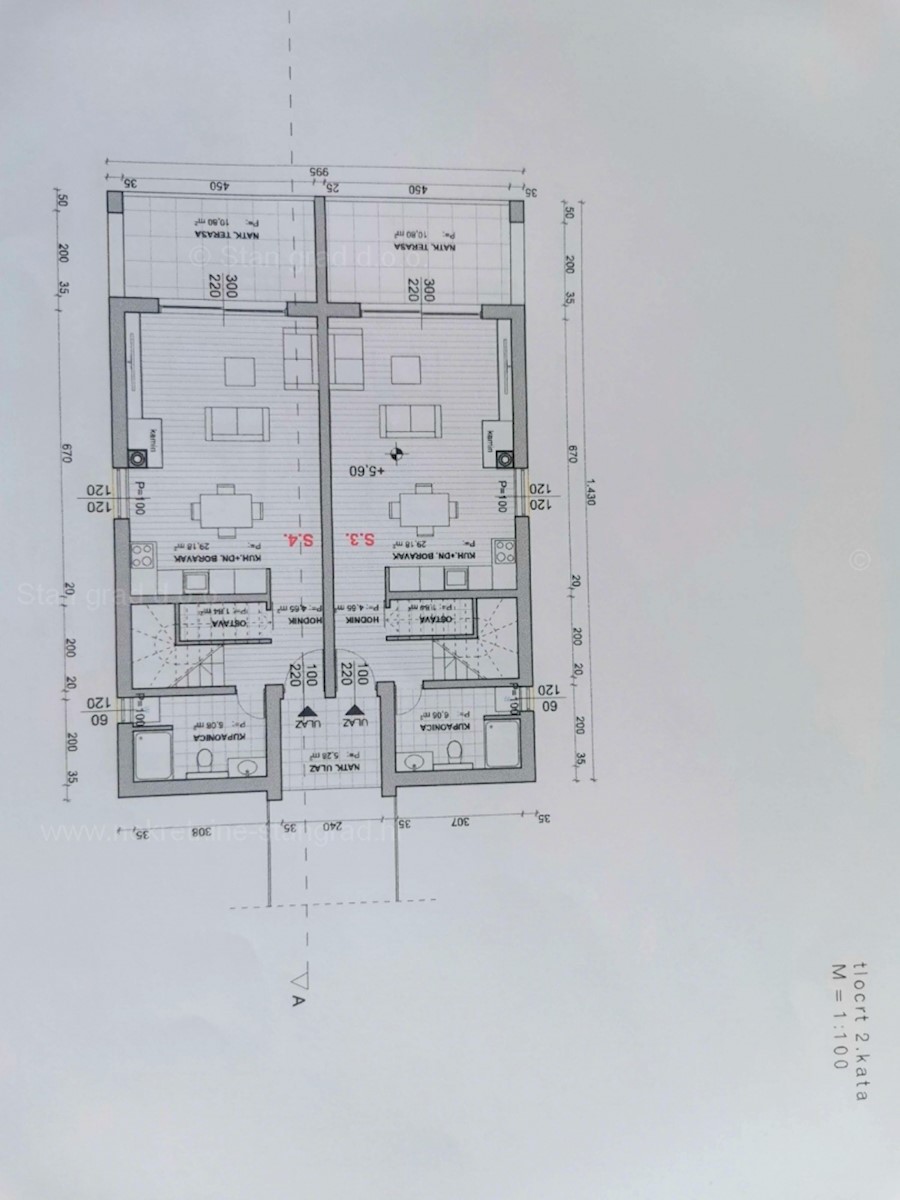 Crikvenica, dintorni, nuovo appartamento a due piani in una posizione tranquilla, IN VENDITA!