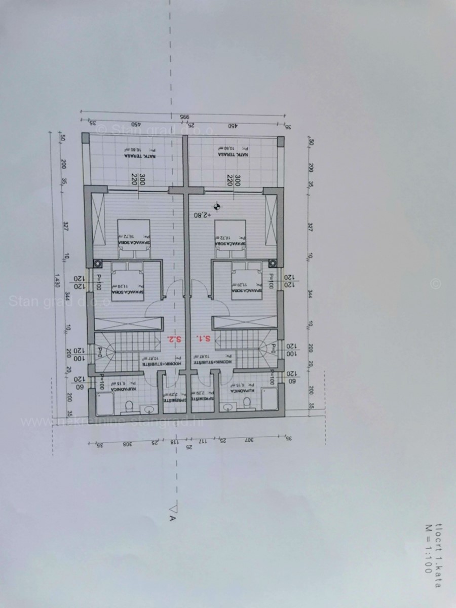 Crikvenica, dintorni, nuovo appartamento a due piani in una posizione tranquilla, IN VENDITA!