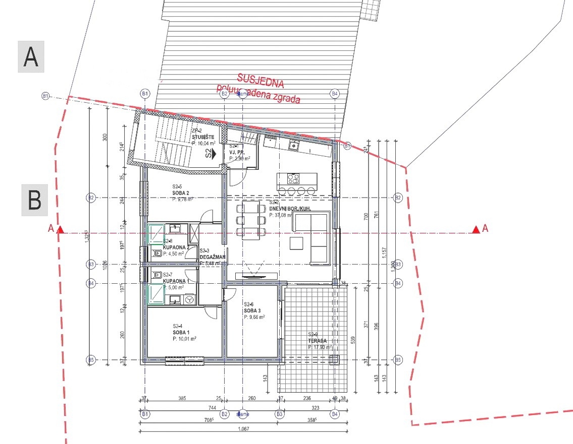 Šilo, appartamento in un edificio nuovo al primo piano vicino al mare!