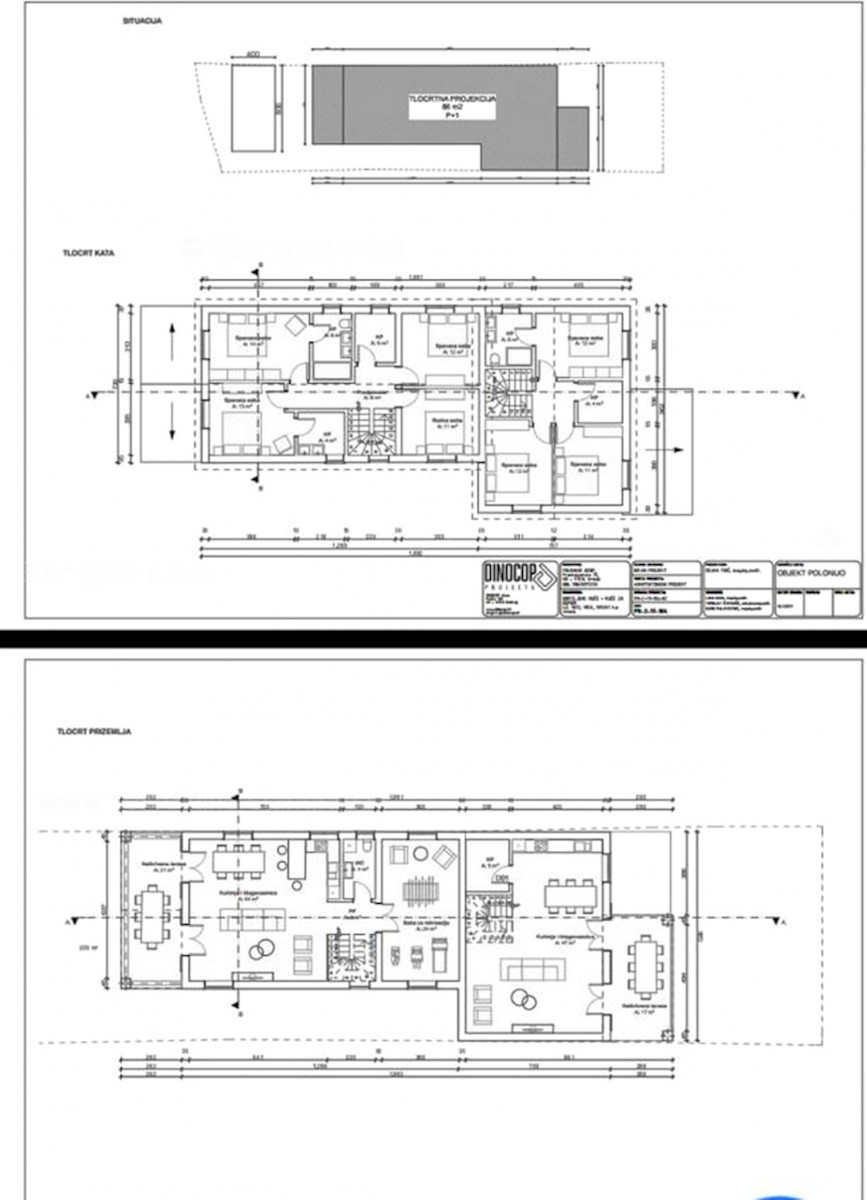 Vrbnik, dintorni, casa in pietra bifamiliare di nuova costruzione con piscina, VENDITA!