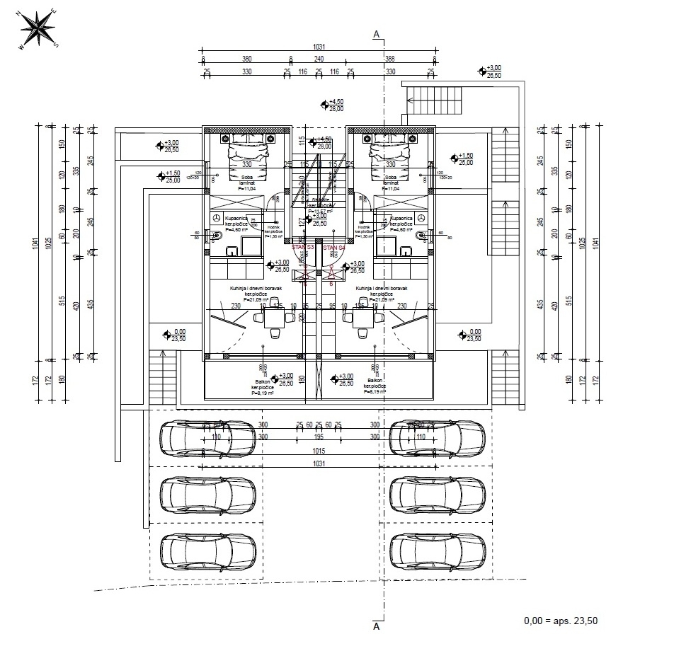 Omišalj, nuovo appartamento al piano con vista mare, a 30 m dalla spiaggia!