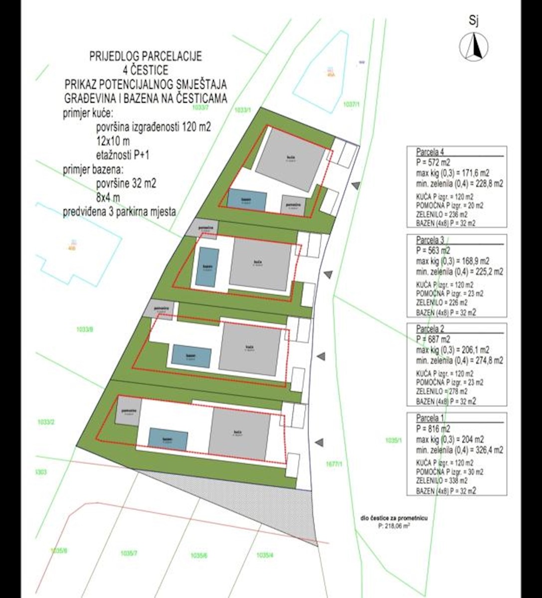 Terreno edificabile, Medulin, 563 m2