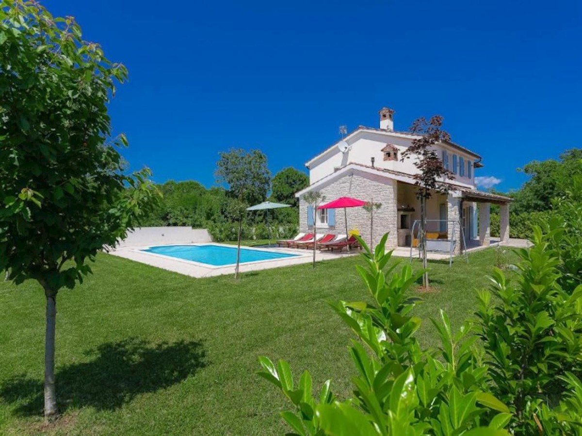 Hreljići Villa in pietra, piscina, cucina estiva