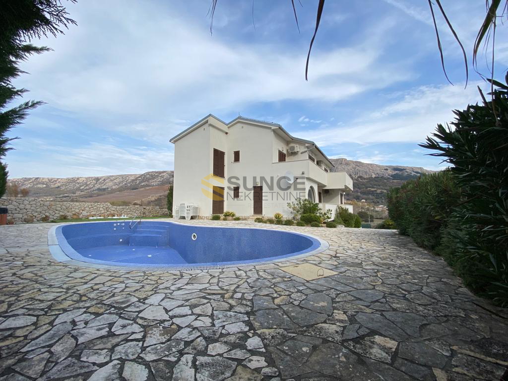 Baška - dintorni, casa indipendente con 5 appartamenti e vista!