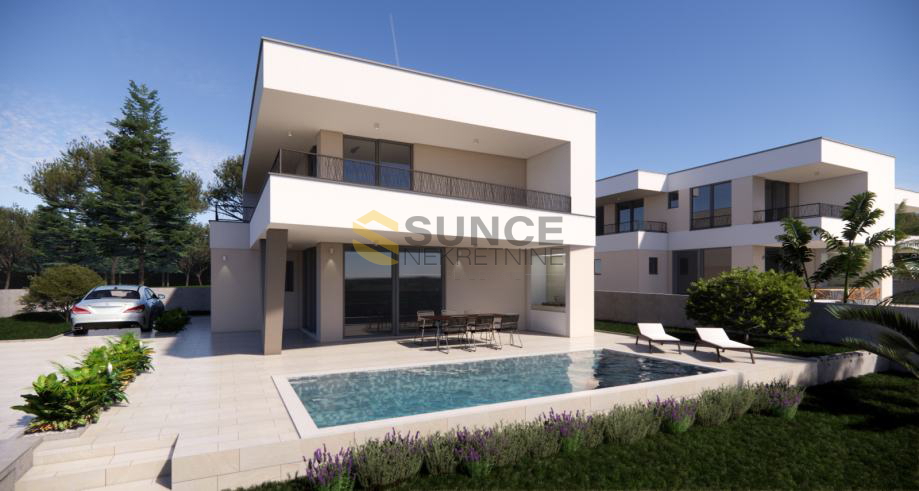 L&apos;ISOLA DI KRK, una bellissima villa nuova con vista panoramica sul mare e piscina!