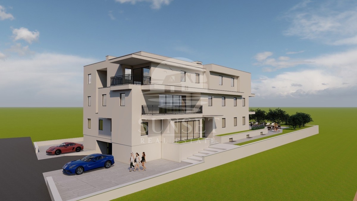 UMAGO – APPARTAMENTO IN EDIFICIO MODERNO CON PISCINA ESTERNA RISCALDATA, PIANO TERRA