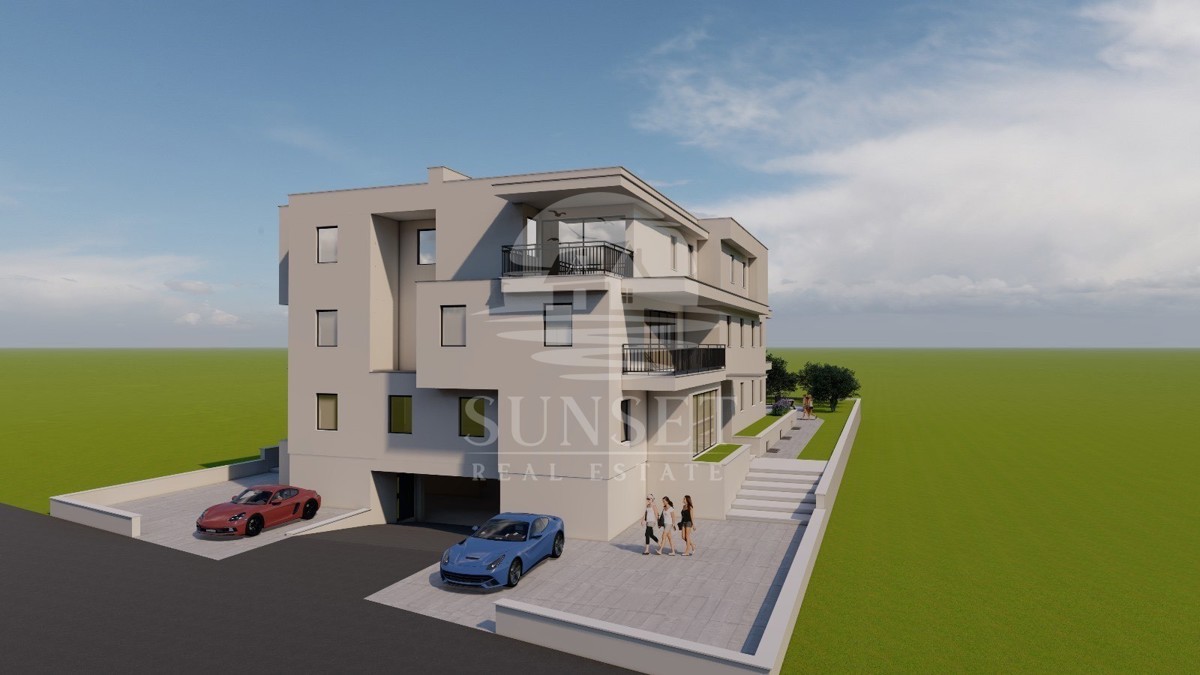 UMAGO – APPARTAMENTO IN EDIFICIO MODERNO CON PISCINA ESTERNA RISCALDATA, PIANO TERRA