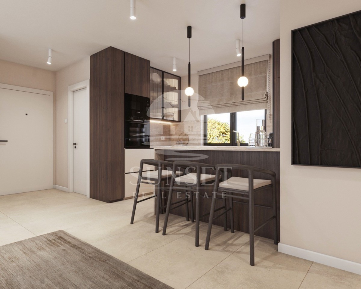 ISTRA, UMAGO – APPARTAMENTO AL PRIMO PIANO DI UNA NUOVA COSTRUZIONE CON VISTA MARE