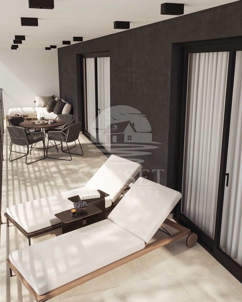 ISTRA, UMAGO – APPARTAMENTO AL PRIMO PIANO DI UNA NUOVA COSTRUZIONE CON VISTA MARE