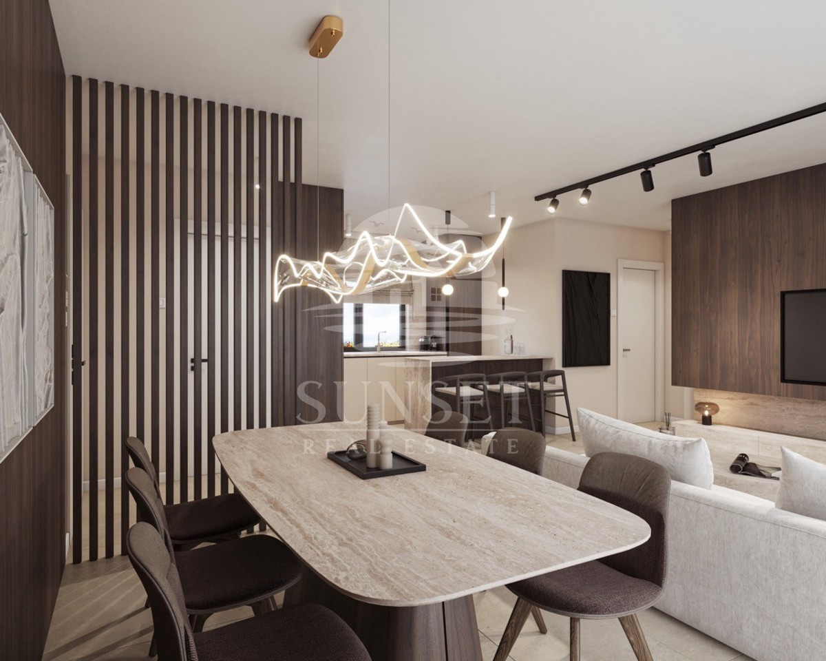 ISTRA, UMAGO – APPARTAMENTO AL PRIMO PIANO DI UNA NUOVA COSTRUZIONE CON VISTA MARE