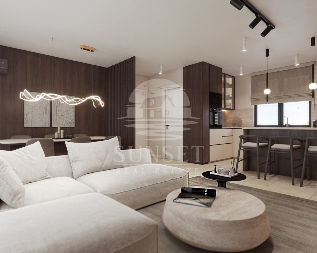 ISTRA, UMAGO – APPARTAMENTO AL PRIMO PIANO DI UNA NUOVA COSTRUZIONE CON VISTA MARE