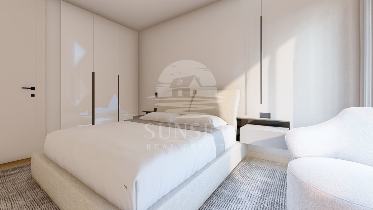 MAKARSKA - APPARTAMENTO DI LUSSO CON UNA CAMERA DA LETTO, TERRAZZA E GIARDINO IN POSIZIONE ECCEZIONALE