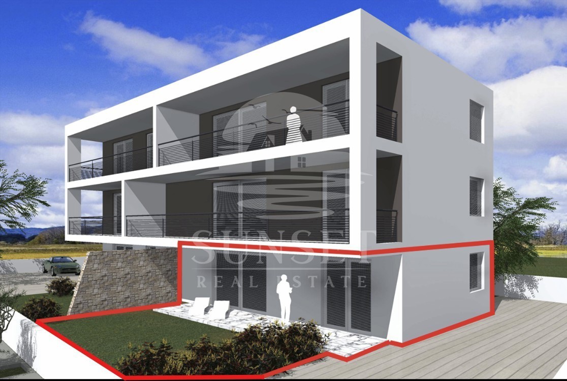 ISTRIA, UMAGO – APPARTAMENTO AL PIANO TERRA CON AMPIO GIARDINO IN NUOVA COSTRUZIONE