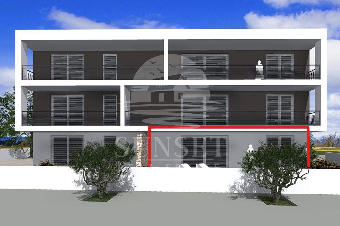 ISTRIA, UMAGO – APPARTAMENTO AL PIANO TERRA CON AMPIO GIARDINO IN NUOVA COSTRUZIONE