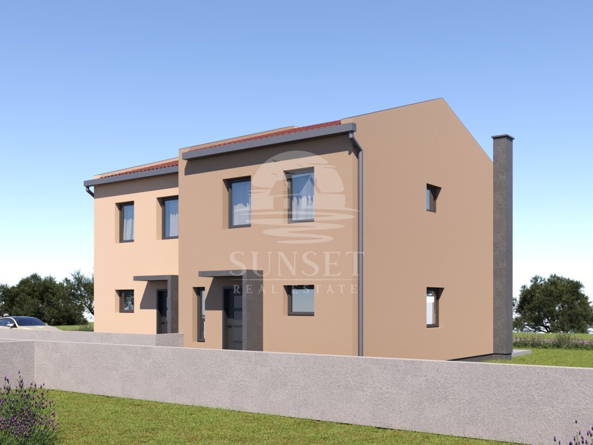 CASA A SCHIERA CON VISTA MARE E 3 CAMERE DA LETTO NELLE IMMEDIATE VICINANZE DI BUJE, IN UNA ZONA TRANQUILLA