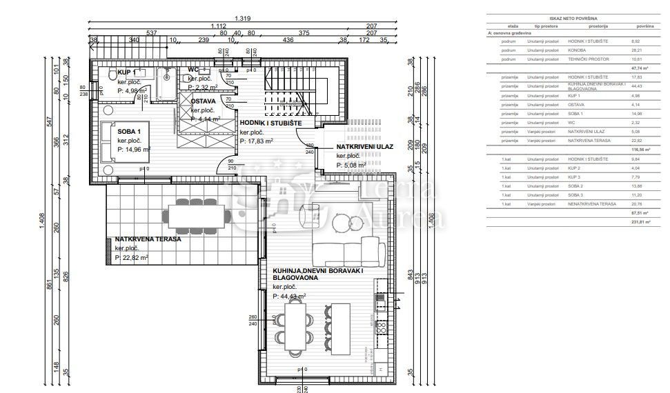 Terreno edificabile Vrbnik, 900m2