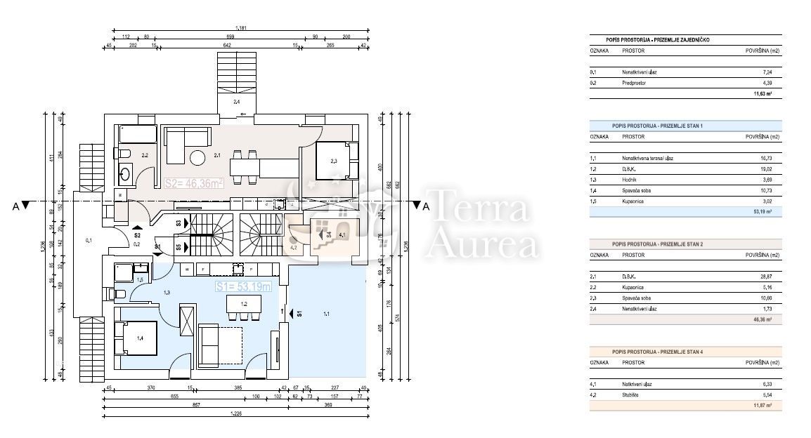 Appartamento Malinska, Malinska-Dubašnica, 53,19m2