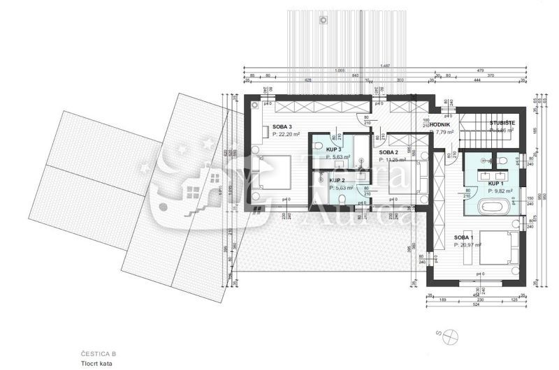 Terreno edificabile Vrbnik, 757m2