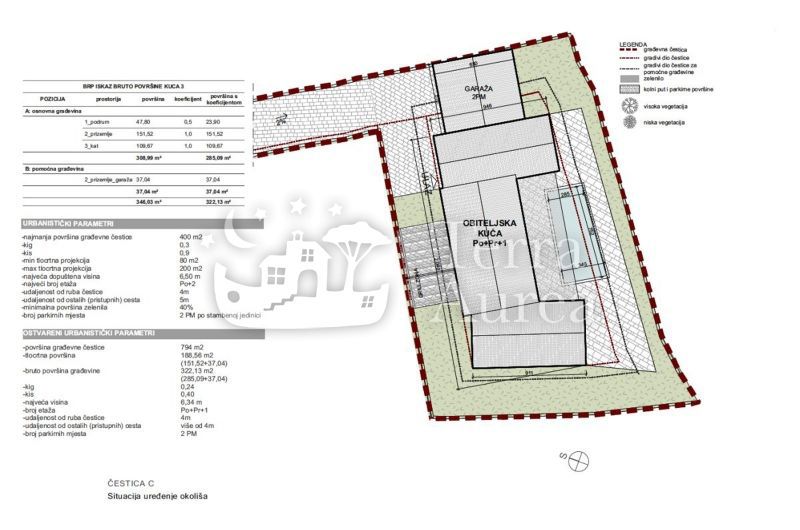 Terreno edificabile Vrbnik, Biskupija, 794m2