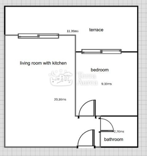 Appartamento Baška, 30,71m2