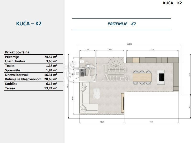 Casa Malinska, Malinska-Dubašnica, 130m2