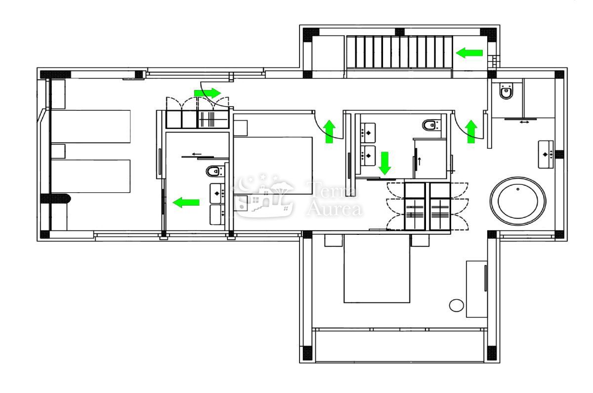 Villa Vrh, Krk, Salatić 82, 223m2