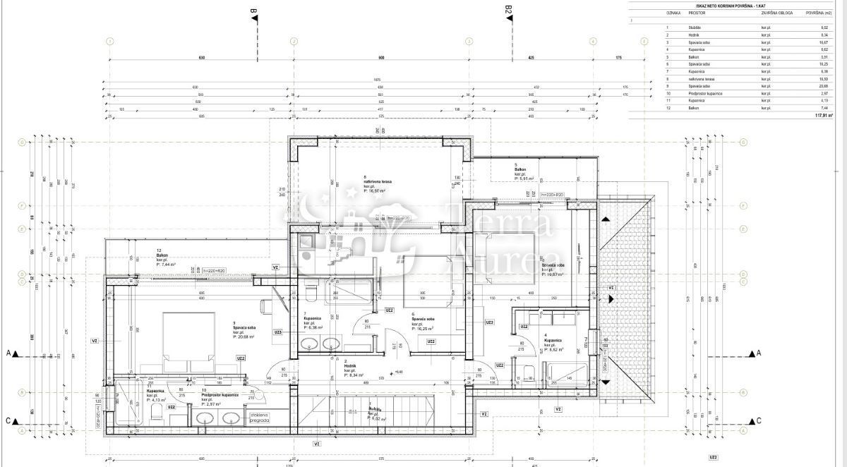 Terreno edificabile Krk, 575m2