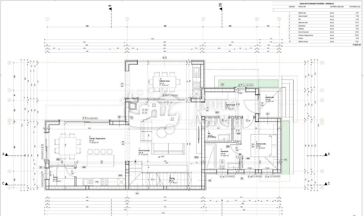 Terreno edificabile Krk, 575m2