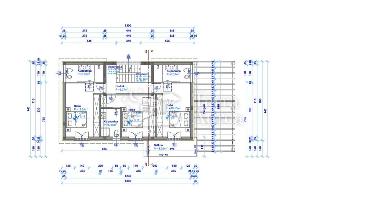 Terreno edificabile Krk, 510m2