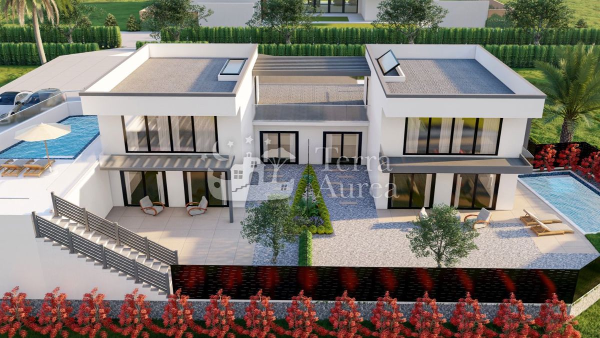 Bellissima villa con vista mare, Brzac, isola di Krk