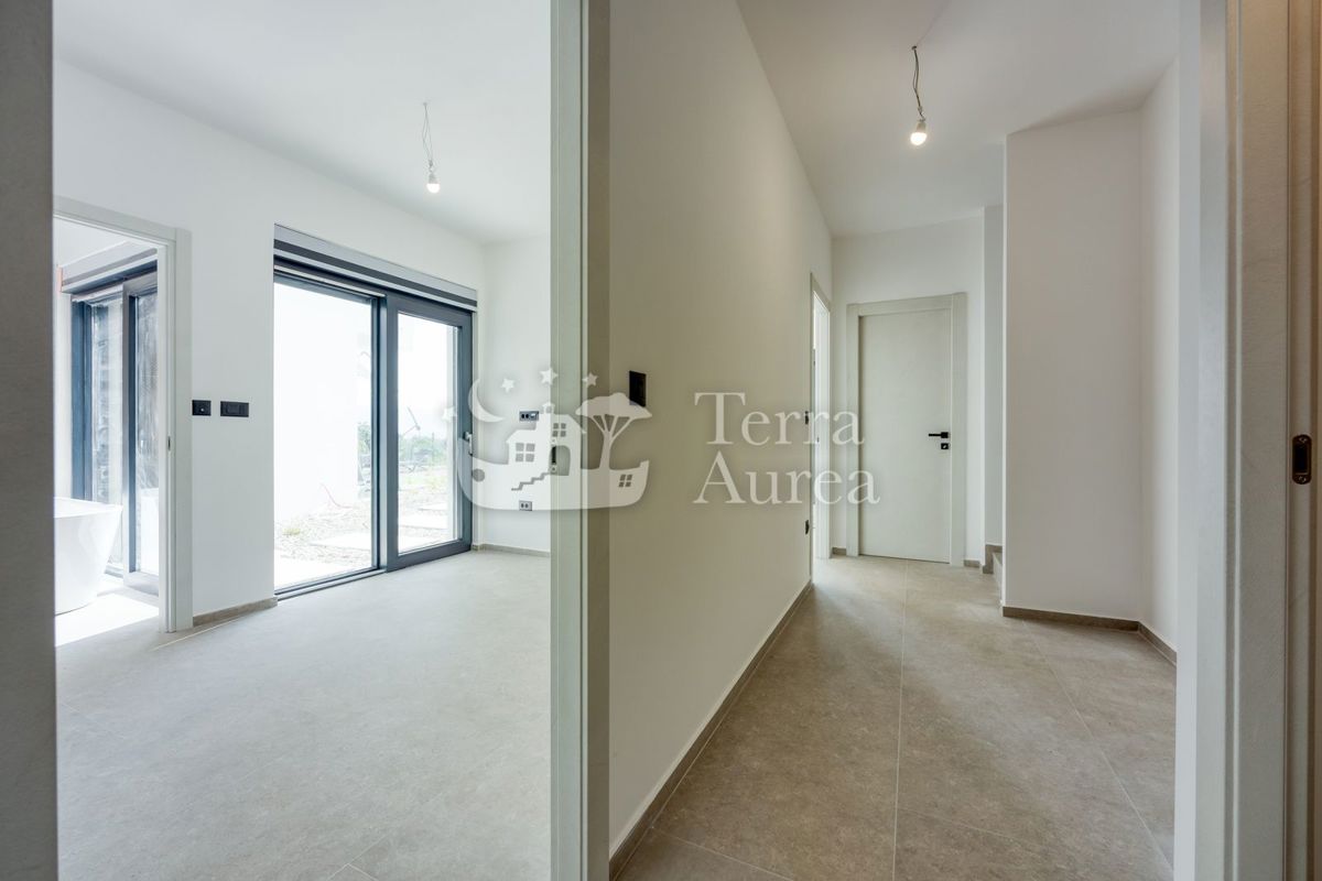 Villa mediterranea con vista mare, Brzac, isola di Krk