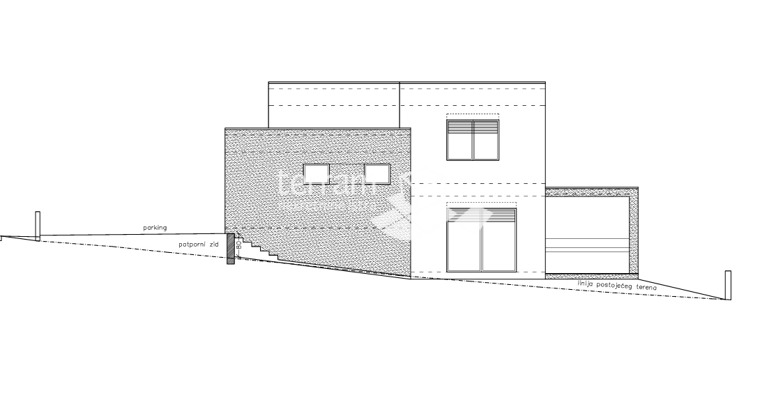 Istria, Medolino, Vintijan, terreno edificabile 700m2, con permesso di costruzione #vendita