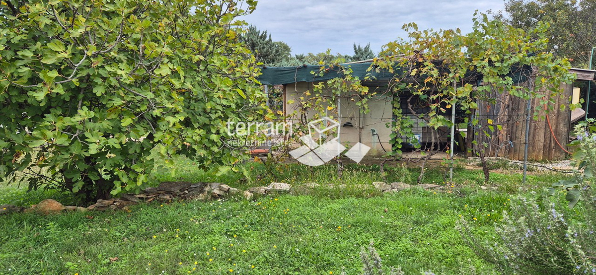 Istria, Medolino, terreno edificabile 672m2, con edificio legalizzato 69m2 # vendita