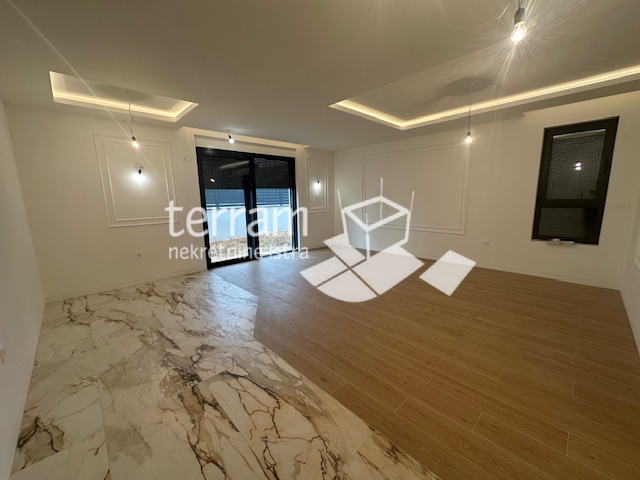 Istria, Pola, Štinjan, appartamento 66,23m2, piano terra, 1 camera da letto + soggiorno con angolo cottura, giardino 100m2, NUOVO, #vendita