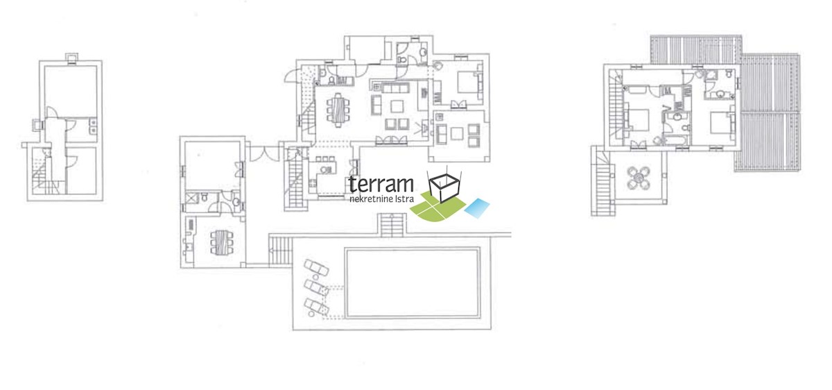 Istria, Tinjan, terreno edificabile 1095m2 con permesso di costruzione per una casa con piscina in vendita