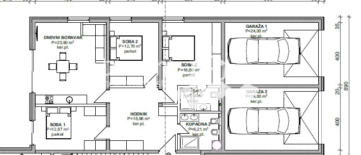 Istria, Medulin, zona Banjole, appartamento con piscina, 110m2, 3 camere da letto, giardino, NUOVO!! #vendita