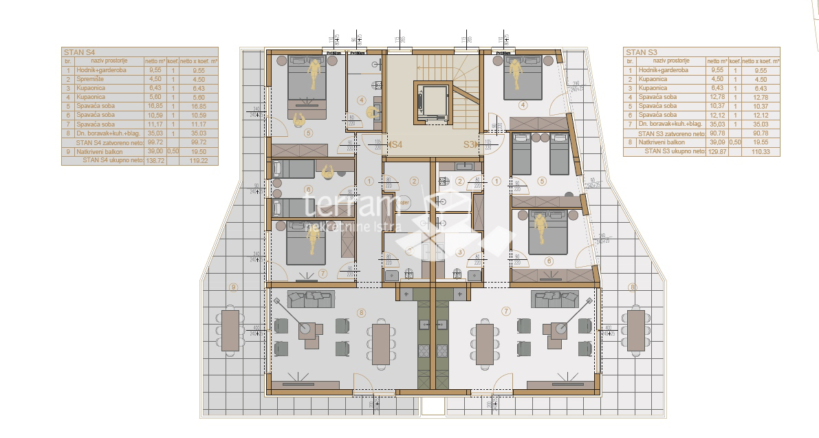 Istria, Medolino, Pješčana uvala, appartamento 115,33 m2, 3 camere da letto, 1° piano, ASCENSORE, vicino al mare, NUOVO!! #vendita