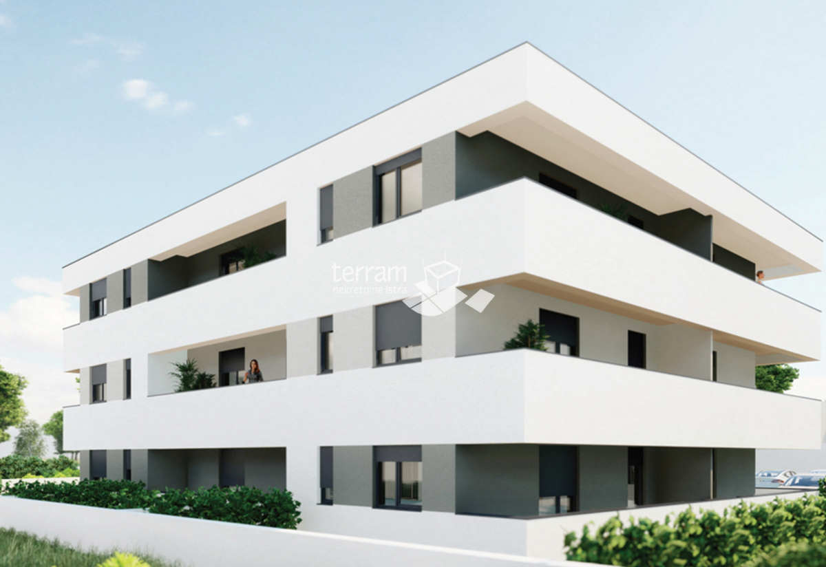 Istria, Pula, periferia, appartamento 48,51m2, secondo piano 1SS+DB, due posti auto, NUOVO!! #vendita