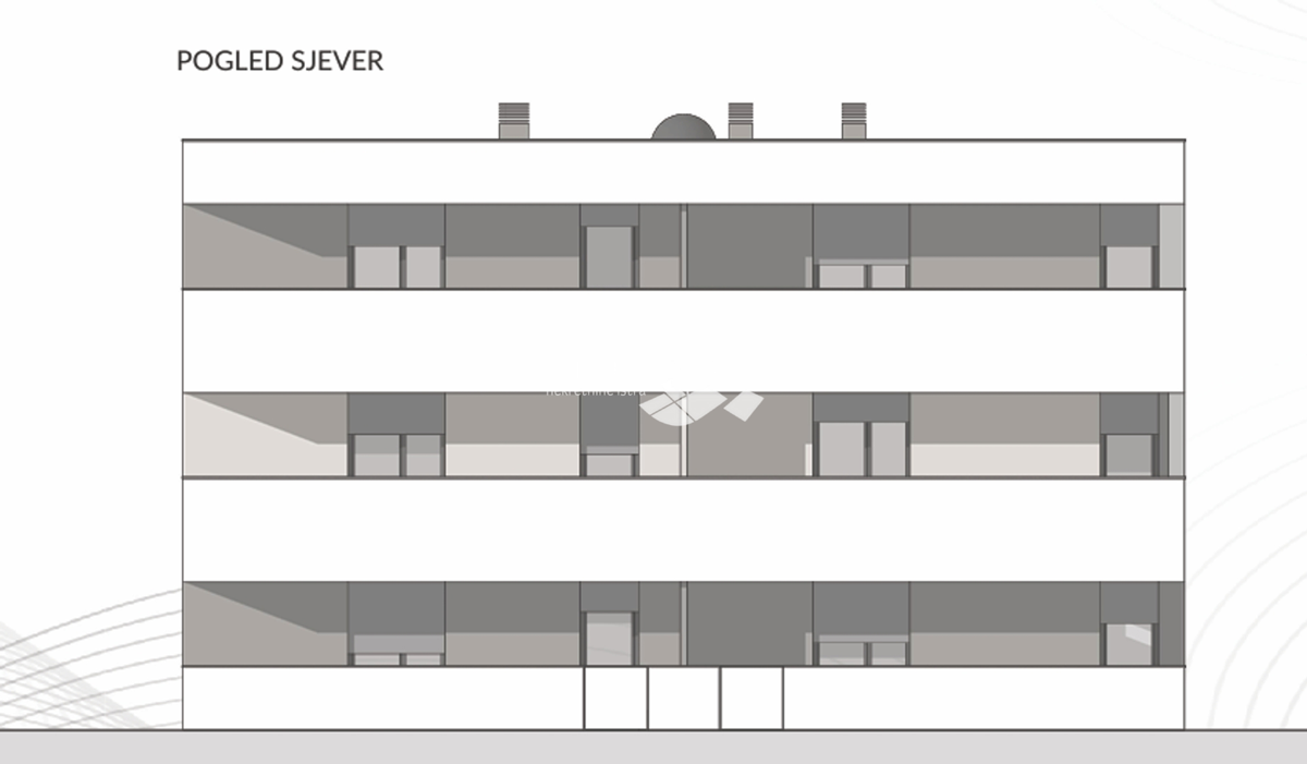 Istria, Pula, periferia, appartamento 48,51m2, secondo piano 1SS+DB, due posti auto, NUOVO!! #vendita