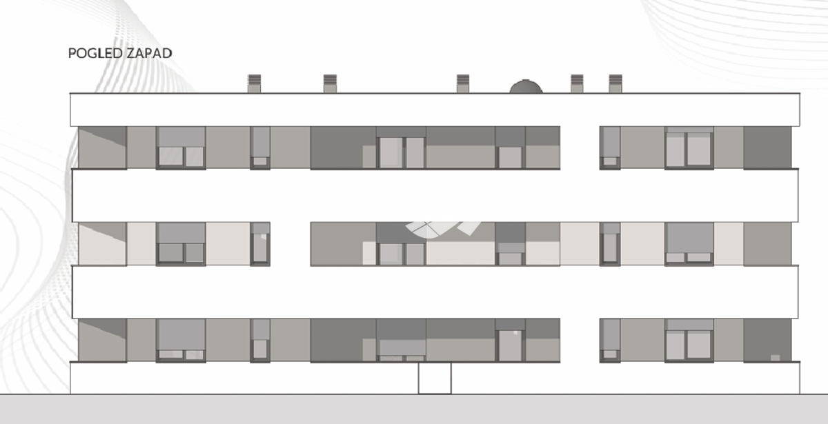 Istria, Pula, periferia, appartamento 48,51m2, secondo piano 1SS+DB, due posti auto, NUOVO!! #vendita