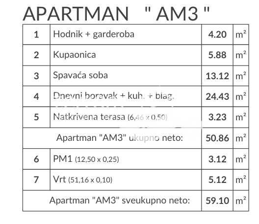 Istria, Medulin, Banjole, dintorni, appartamento 59,10 m2, 1 piano seminterrato + soggiorno con angolo cottura, giardino 51 m2, parcheggio!! #vendita