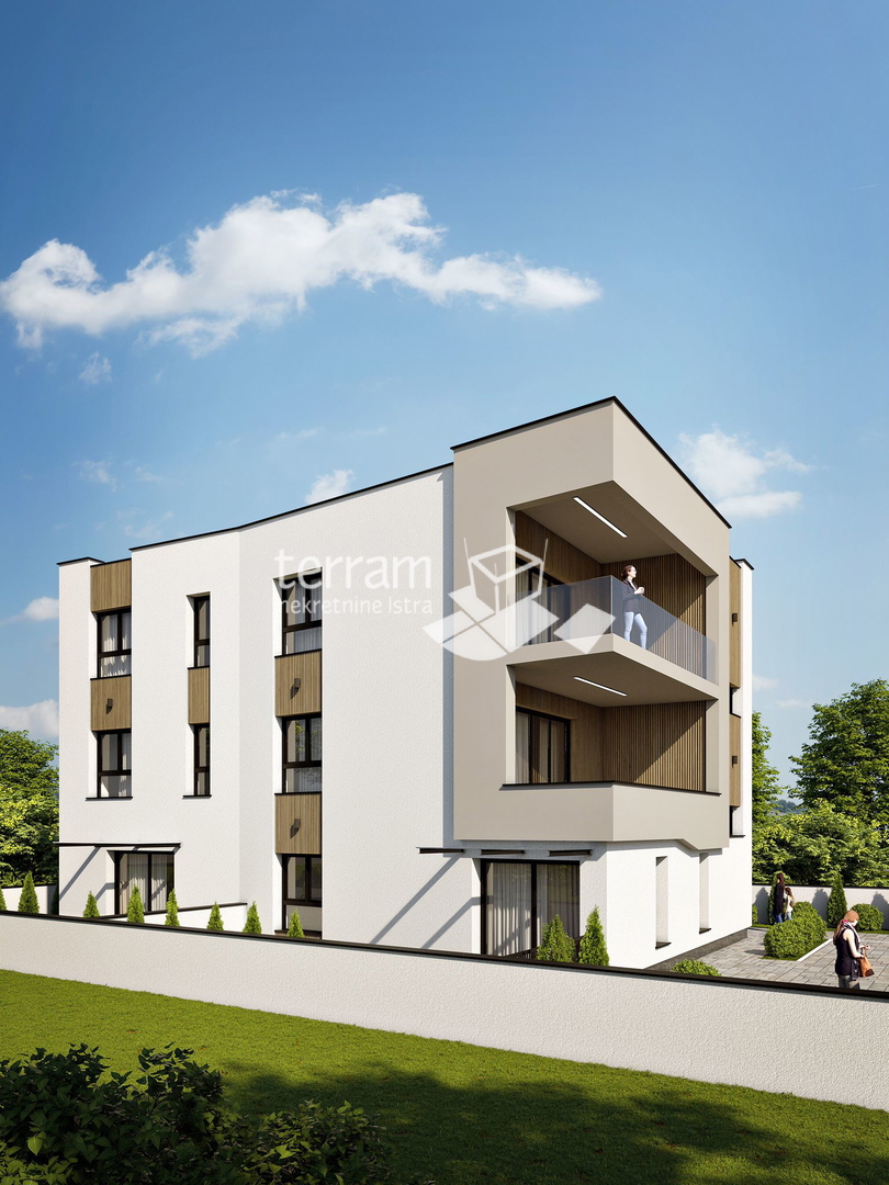 Istria, Pola, Stignano, appartamento 132,36 m2, piano terra, 3 camere da letto + soggiorno, primo piano, NUOVO, #vendita